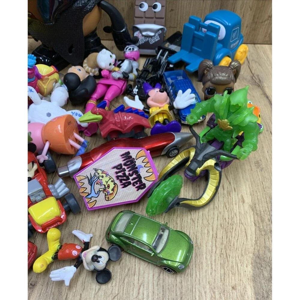 Random Toy Lot- Vintage & Modern 4 lbs Reseller or Collectors Paradise Box 10